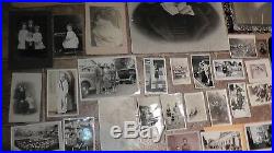 10 Lbs 100+ Vintage Photograph & Postcard Lot Collection Antique Black & White