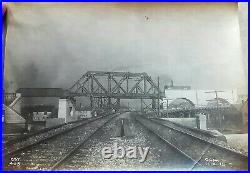 12 Vintage Photos 1914 Construction of Cleveland Youngstown Ohio Railroad C&Y