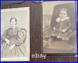 125 plus Lot of CDV's, Cabinet Cards, Tins and Photo Prints