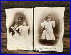 1800s Texas ID'd Black Woman, African American Nurse & White Children Photo
