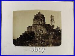 1862-65 SRINAGAR india set of 8 LARGE original ALBUMEN photographs BOURNE period
