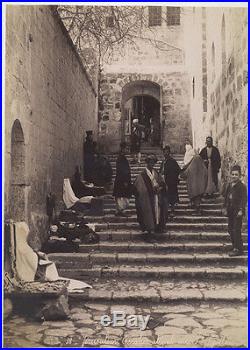 1880 Vintage Middle East Palestine Levant Israel Photograph Photo Felix Bonfils