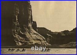 1900/72 EDWARD CURTIS NATIVE AMERICAN INDIAN Canyon De Chelly Folio Photo 16X20