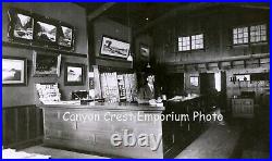 1909 San Pedro Los Angeles Ca Salt Lake Train Depot Station Interior Photograph