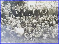 1914 Boston Shoe Travelers Association Nantasket Beach Large Black & White Photo