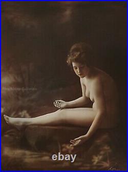 1917 Original Female Nude CHARLES WESLEY GILHOUSEN Vintage Silver Gelatin Photo