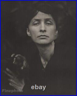 1919 Painter GEORGIA O'KEEFFE Artist By ALFRED STIEGLITZ Tritone Photo Art 12x16