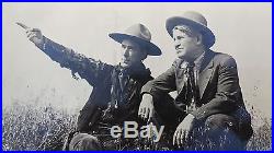 1920 Vintage 8 X 10 Photo Charles Russell & William S. Hart