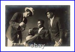 1920s African American Black Affluence Studio Portrait RPPC Photos