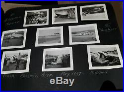 1930's-40's Original Vintage Photo Travel Album CA, NM, AZ, CO Scenery People