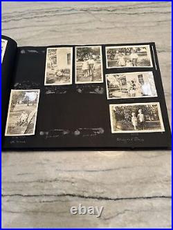 1930's Historic Photo Photograph Album with 90 Black and White Pictures Missouri