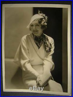 1930s Hedda Hopper VINTAGE 10x13 PHOTO By Hurrell OS16