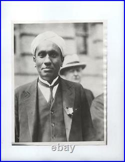 1931 India Physicist Sir CV Raman Nobel Prize press photo rare scattering Madras