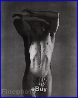 1936/81 Vintage SURREAL MALE NUDE Duotone Photo Art By GEORGE PLATT LYNES 16x20