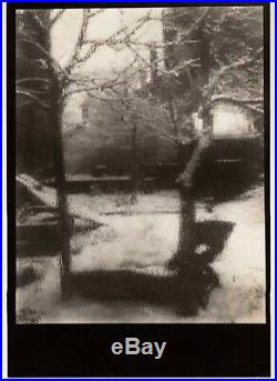 1940/80 Original JOSEF SUDEK Silver Gelatin Photograph Winter Snow Studio Czech