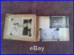 1940s PHOTO ALBUM CHEESECAKE NUDES SHOWGIRLS MODELS 34 PHOTOS VINTAGE ORIGINAL