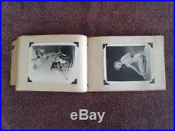 1940s PHOTO ALBUM CHEESECAKE NUDES SHOWGIRLS MODELS 34 PHOTOS VINTAGE ORIGINAL
