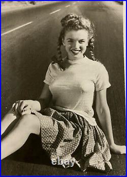1945 Original Marilyn Monroe photo by Andre De Dienes Rare California Highway