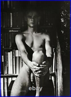 1947 GEORGE PLATT LYNES Male Nude Man Randy Jack Duotone Photo Engraving 16x20