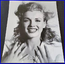 1950 Marilyn Monroe Original André de Dienes 8x10 Gelatin Silver Photo New York