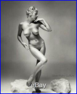 1950 Original Andre De Dienes Female Nude Body Vintage Silver Gelatin Photograph