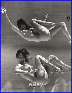 1950 Original Andre De Dienes Female Nude Underwater Silver Gelatin Photograph