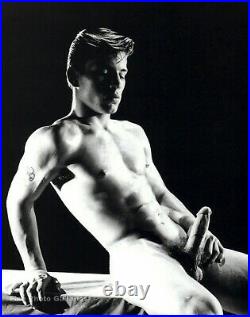 1950s BRUCE BELLAS L. A. Vintage JOE DALLESANDRO Nude Male Photo Engraving 12X16