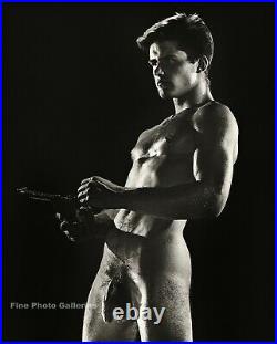 1950s BRUCE BELLAS Of L. A. Vintage Nude Male RYAN IDOL Gay Photo Engraving 12X16