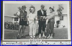 1951 VTG Original FGA Women GOLF Humor Vintage B&W Press Photo Pack Costumes COA