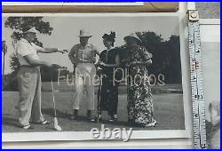 1951 VTG Original FGA Women GOLF Humor Vintage B&W Press Photo Pack Costumes COA