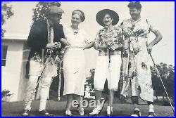 1951 VTG Original FGA Women GOLF Humor Vintage B&W Press Photo Pack Costumes COA