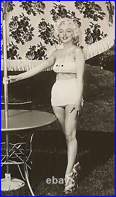 1953 Marilyn Monroe Original Photo Mischa Pelz Rare Deeco Ad Bikini Swimsuit
