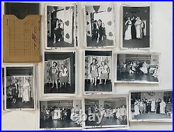 1953 VTG Set 29 Photos Adult Party Original Vintage B&W Photo Pack Costumes COA