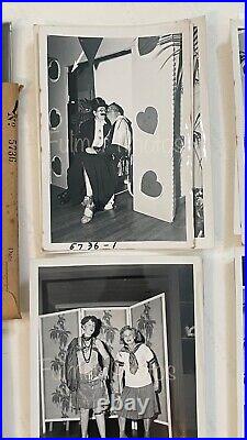 1953 VTG Set 29 Photos Adult Party Original Vintage B&W Photo Pack Costumes COA