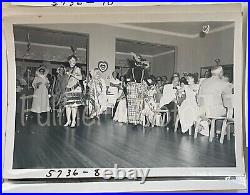 1953 VTG Set 29 Photos Adult Party Original Vintage B&W Photo Pack Costumes COA