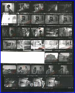 1956 Audrey Hepburn War and Peace Candid Vintage Movie Photo Contact Sheet 172A