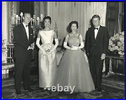 1961 John F. Kennedy, Meeting with Queen Elizabeth Type 1 Original Photo