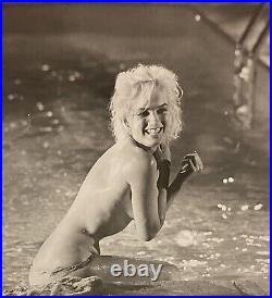 1962 Marilyn Monroe Original Photo Something's Got To Give Pool Scene Nude