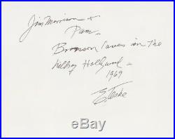 1969 Vintage Press Photograph JIM MORRISON Photograph Signature Edmund Teske