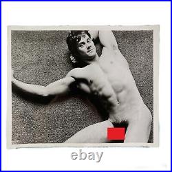 1970s Colt Studio B&W Nude Male Photo 8x10 Jim French Gay Beefcake Erotica