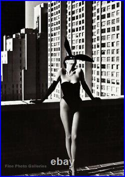 1970s ELSA PERETTI Vintage Bunny Fashion New York HELMUT NEWTON Photo Art 12X16
