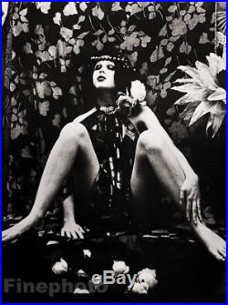 1974 Large Vintage IRINA IONESCO Photo Gravure FEMALE Gothic Erotic Art France