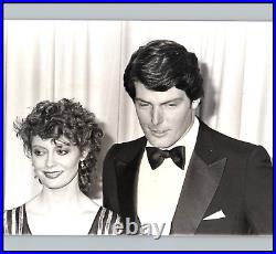 1983 Original Christopher Reeve Superman & Susan Sarandon At The Oscar Photo 200