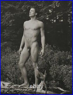 1990 BRUCE WEBER Vintage Outdoor Male Nude Body CLAES Adirondack Photo Art 11X14