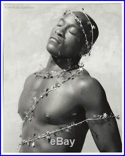 1990s Original Black Male Nude Model By JAY JORGENSEN Silver Gelatin Art Photo