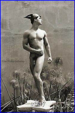 1995 Jay Jorgensen Original Male Nude Mythology God Mercury Silver Gelatin Photo
