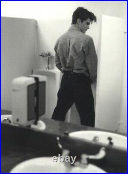 1999 Bruce Weber Male Model Peter Johnson At Urinal Art Photo Gravure