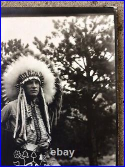 2 Original Walter Layman Photos Eagle Plume Reservation Indian Montana Pima Ariz