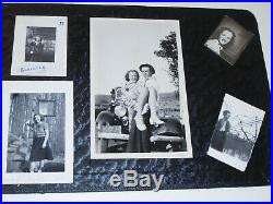 250 VTG 1920s-40 FAMILY PHOTO ALBUM! FARM/GRANDMA/VACATIONS/CARS/DOGS/WEDDING! +