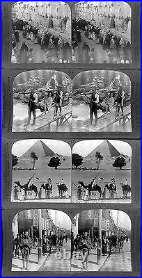 360 Antique STEREOVIEW CARDS & Viewer PALESTINE YELLOWSTONE AFRICA JAPAN Boxes G